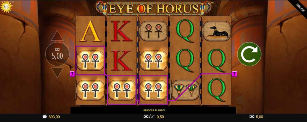 eye of horus win