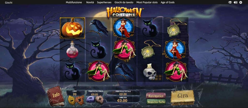 halloween fortune slot