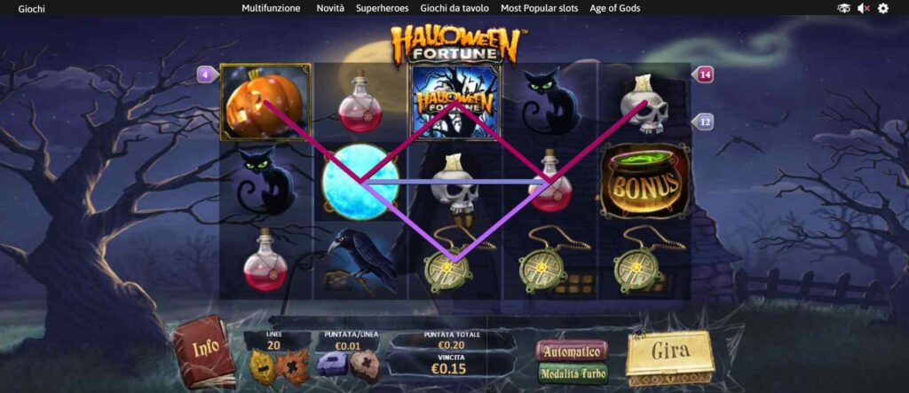 halloween fortune win