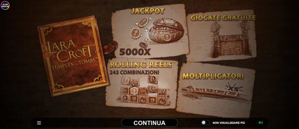 lara croft main page