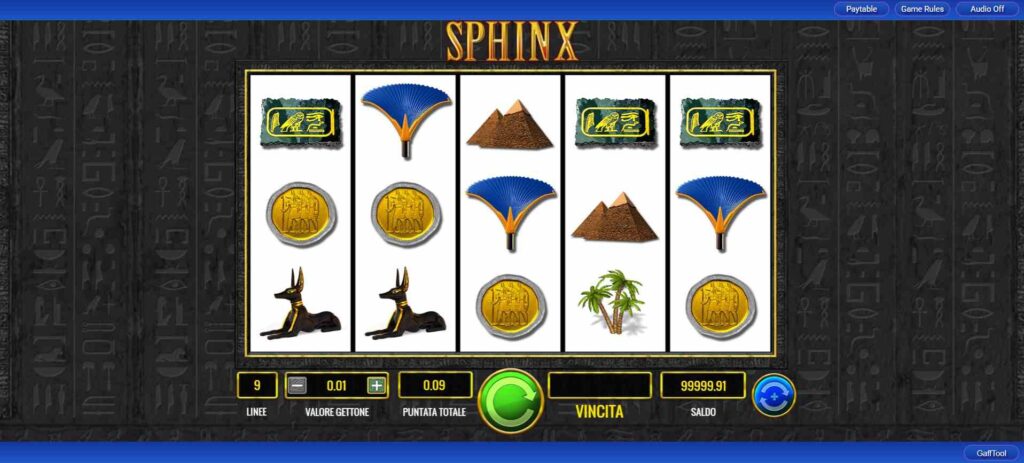 sphinx slot