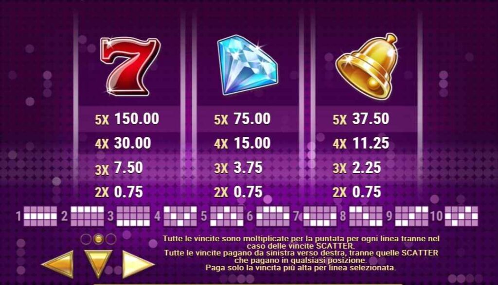 star joker paytable