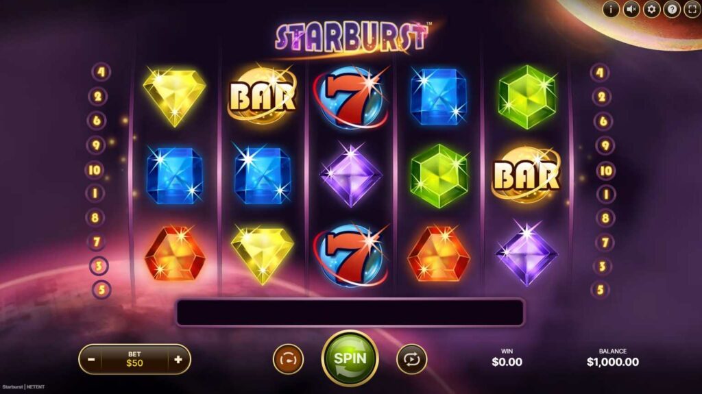 starburst slot main page