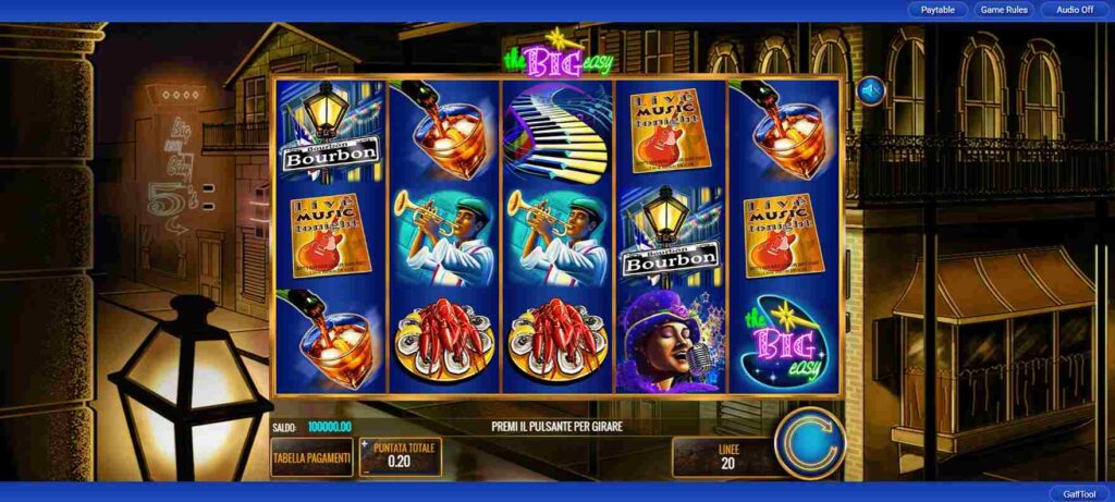 the big easy slot